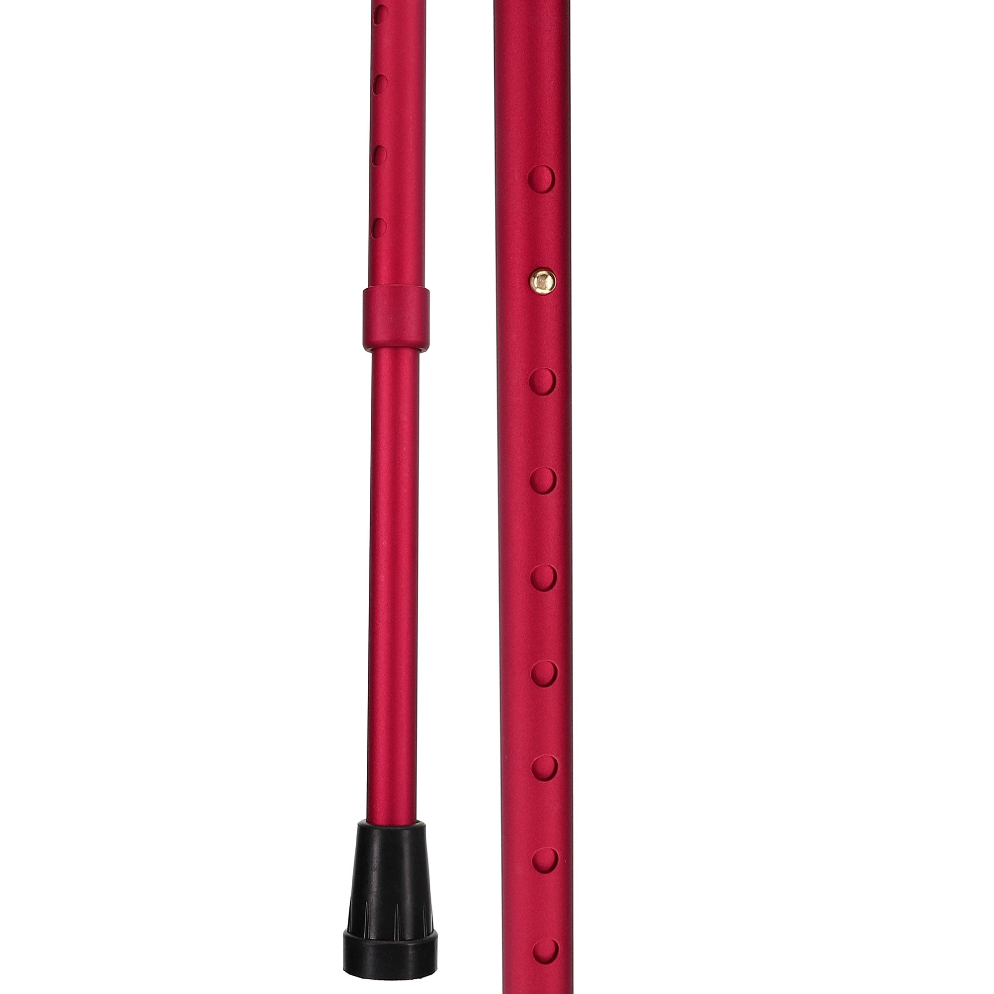 Rhinestone Designer Cane: Vibrant Magenta Red Exquisite Pearlz Discount Shop For