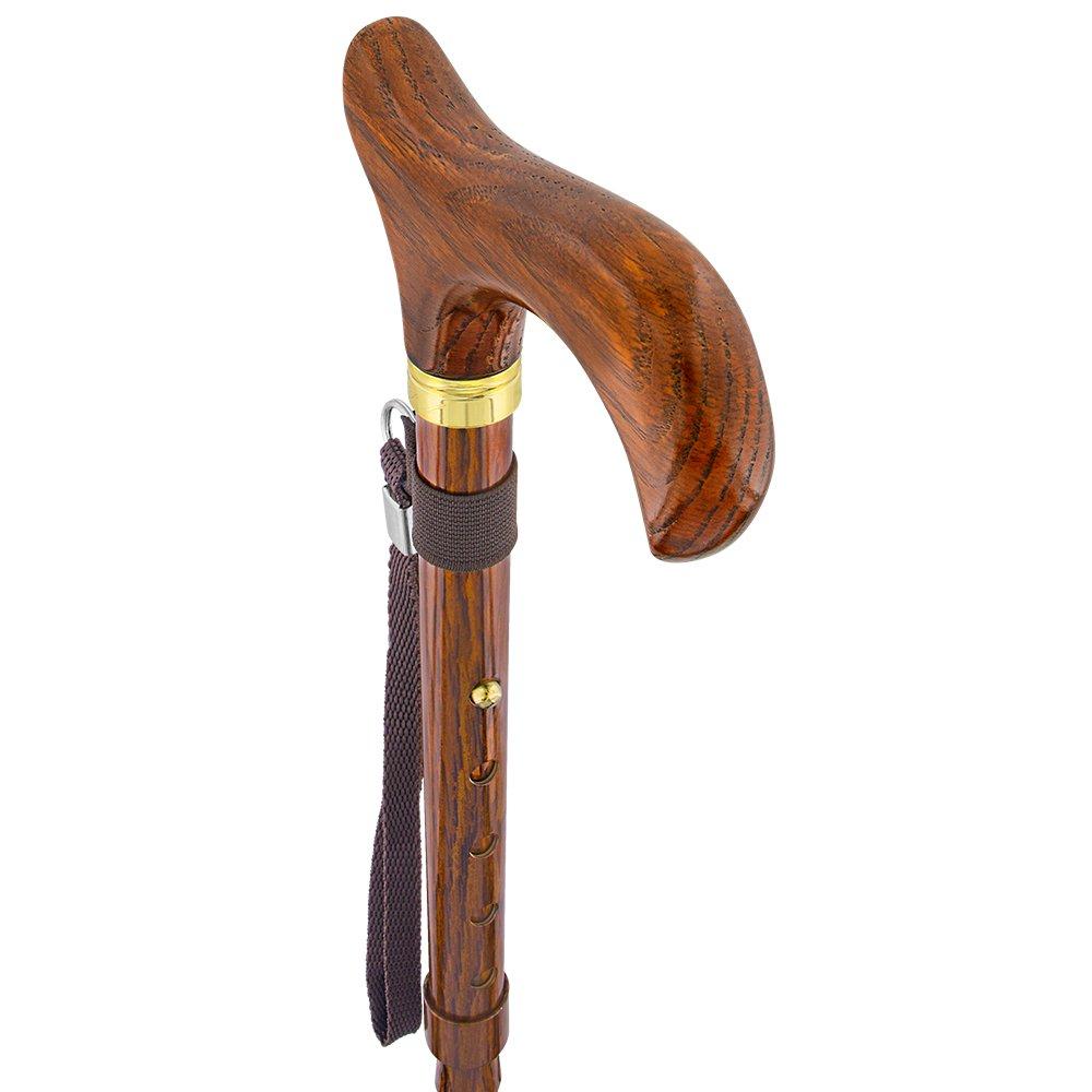 Realistic Wood: Adjustable Cane w/ Wooden Handle Outlet Huge Surprise