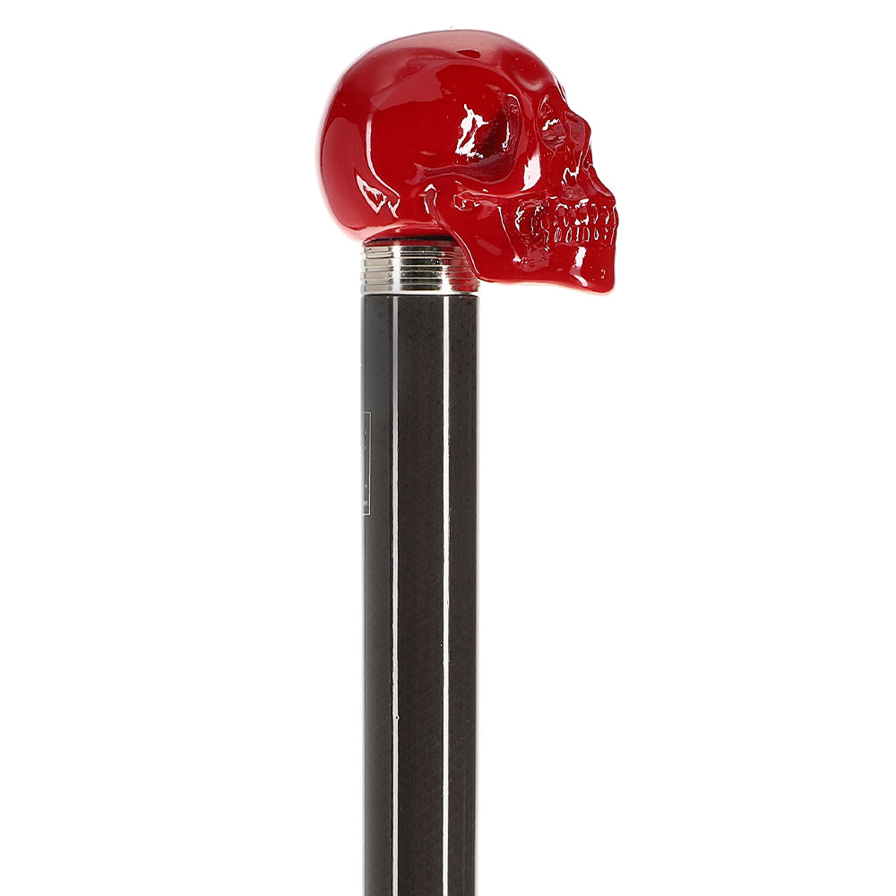 Red Skull Handle Sword Walking Stick with Carbon Fiber Shaft Discount Popular