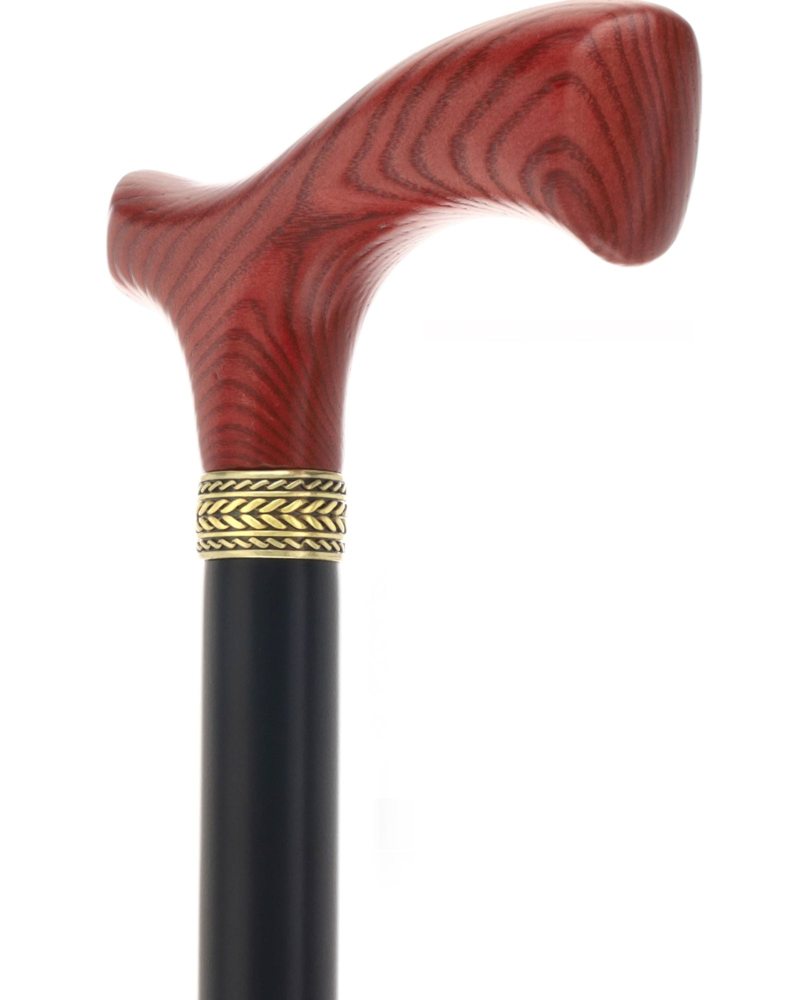 Scratch and Dent Elite Mahogany Ash Fritz Cane, Silver & Black Beechwood V3068 Extremely Cheap Pice