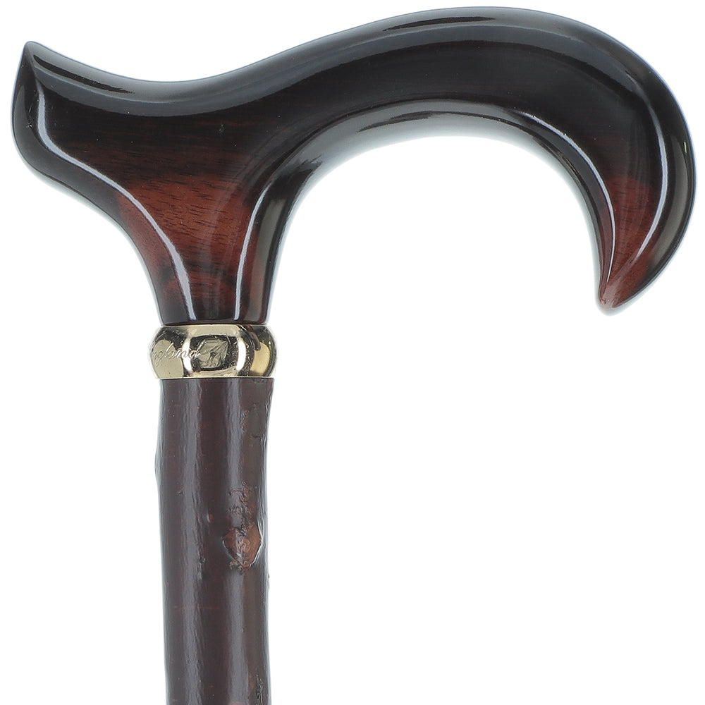 Scratch and Dent Sandalwood Wide Handle Walking Cane w/ Blackthorn Shaft (limited supply) V2096 Outlet Store Online