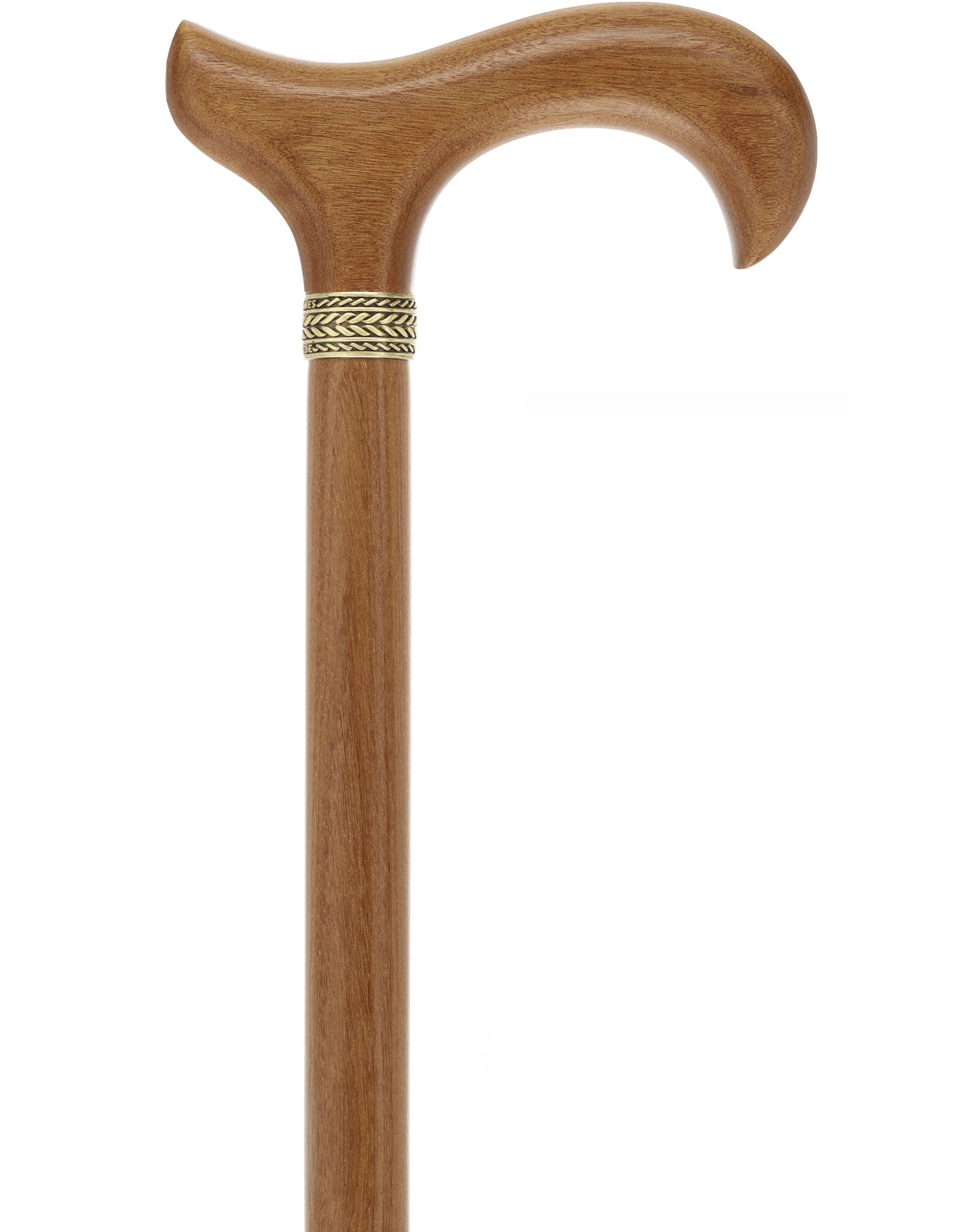 Afromosia Derby Cane: Distinct Afromosia Wood, Pewter Collar Discount In China