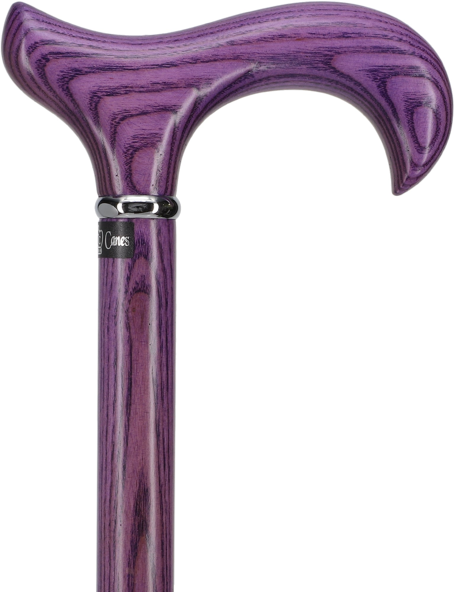 Vivid Purple Derby Cane with Premium Ash Wood Shaft Clearance With Mastercard