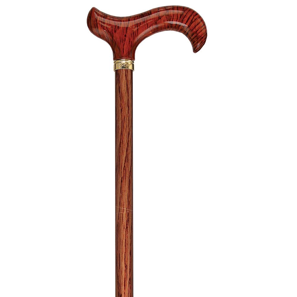 Realistic Wood Designer Adjustable Cane w/ SafeTbase Perfect For Sale