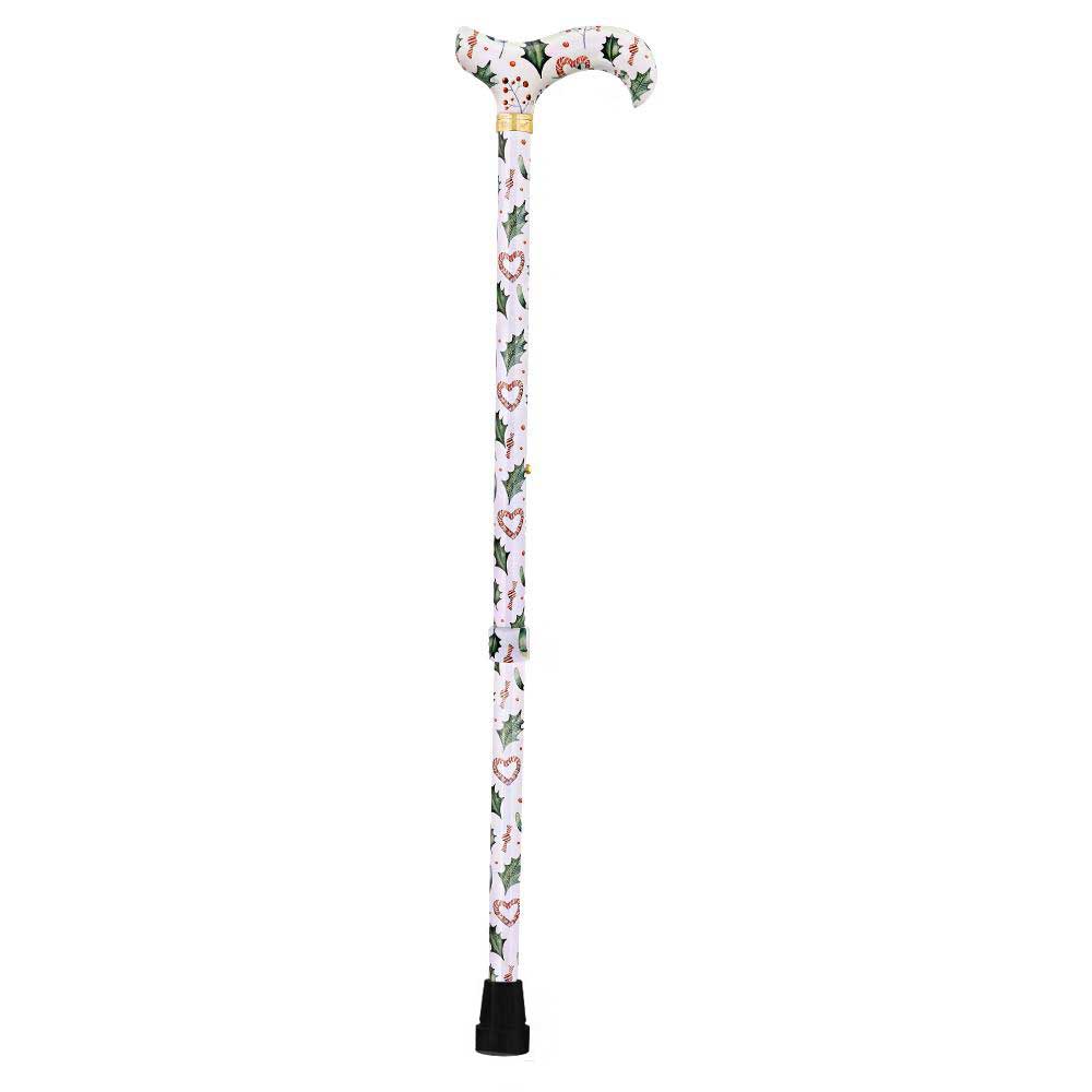 Holiday Cheer Designer Derby Adjustable Cane Perfect Sale Online