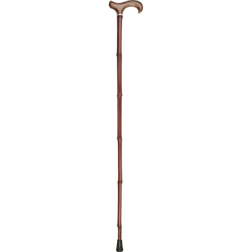 Scratch & Dent Walnut Derby Handle Cane with Dark Bamboo Shaft V1521 Buy Cheap Eastbay