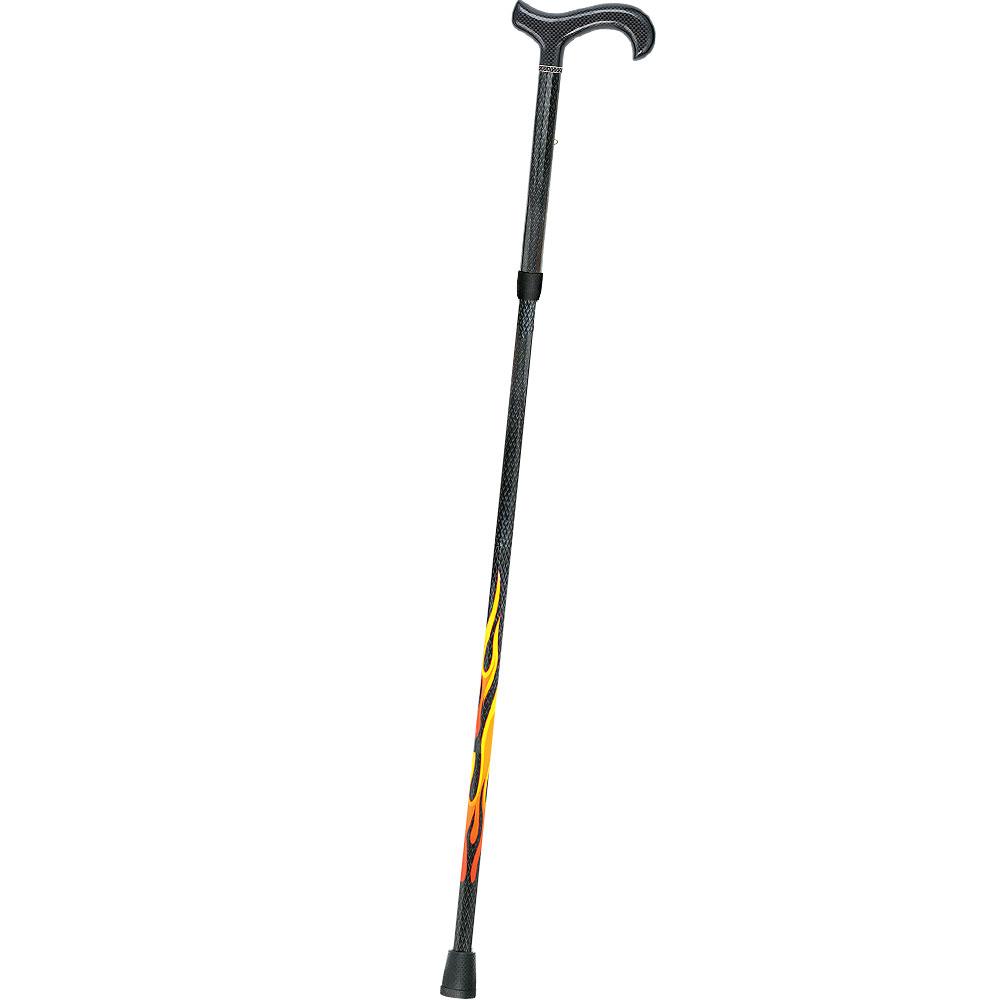 Dr. House Flame Derby Cane: Foldable & Adjustable Carbon Fiber Clearance Purchase