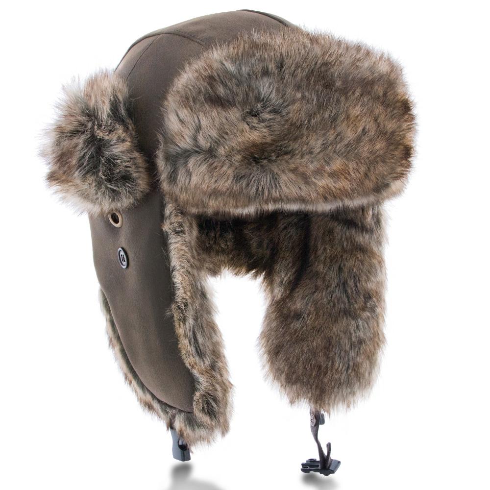 Walrus Hats Faux Fur Brown Trapper Hat Discounts Cheap Pice