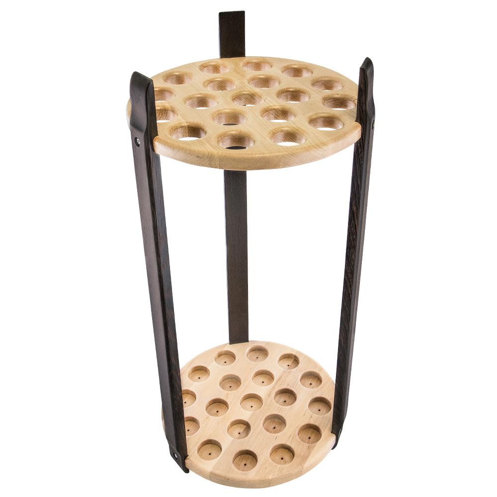 Contemporary Cane Stand: Exotic Wenge & Maple, Round Design Buy Cheap Authentic