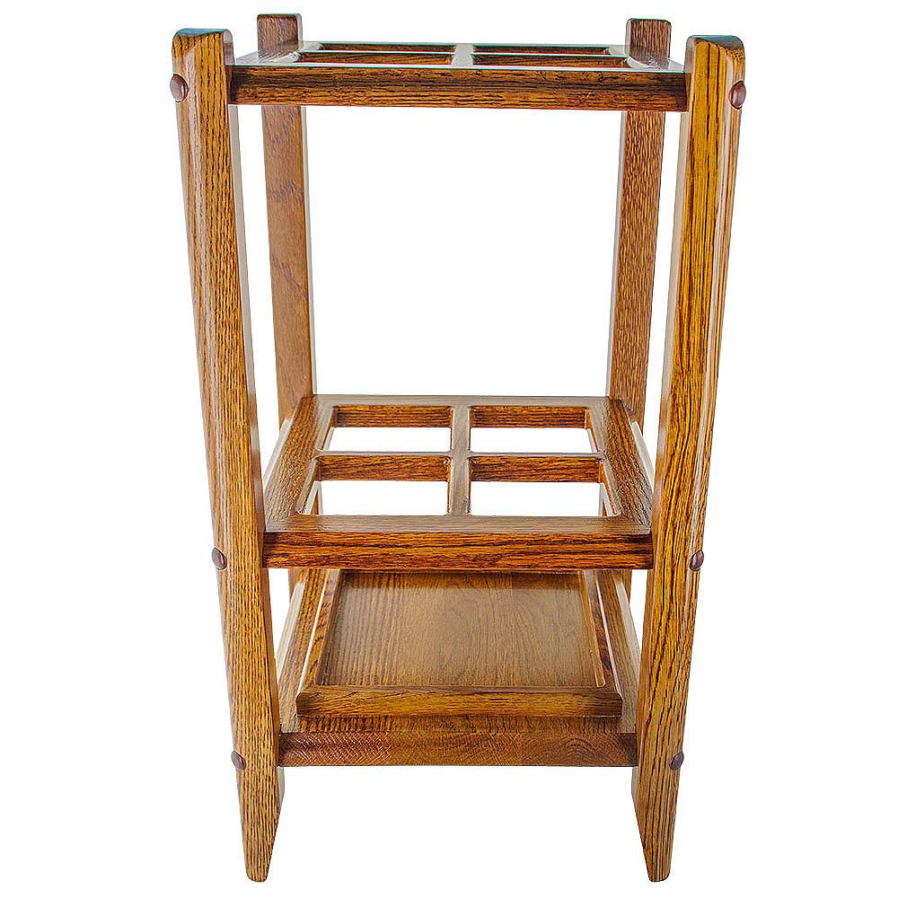 Minimalist Genuine Oak Wood Cane Stand: Elegant & Durable Excellent Sale Online