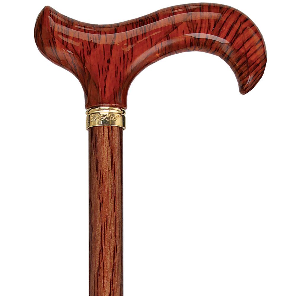 Realistic Wood Designer Adjustable Cane w/ SafeTbase Perfect For Sale