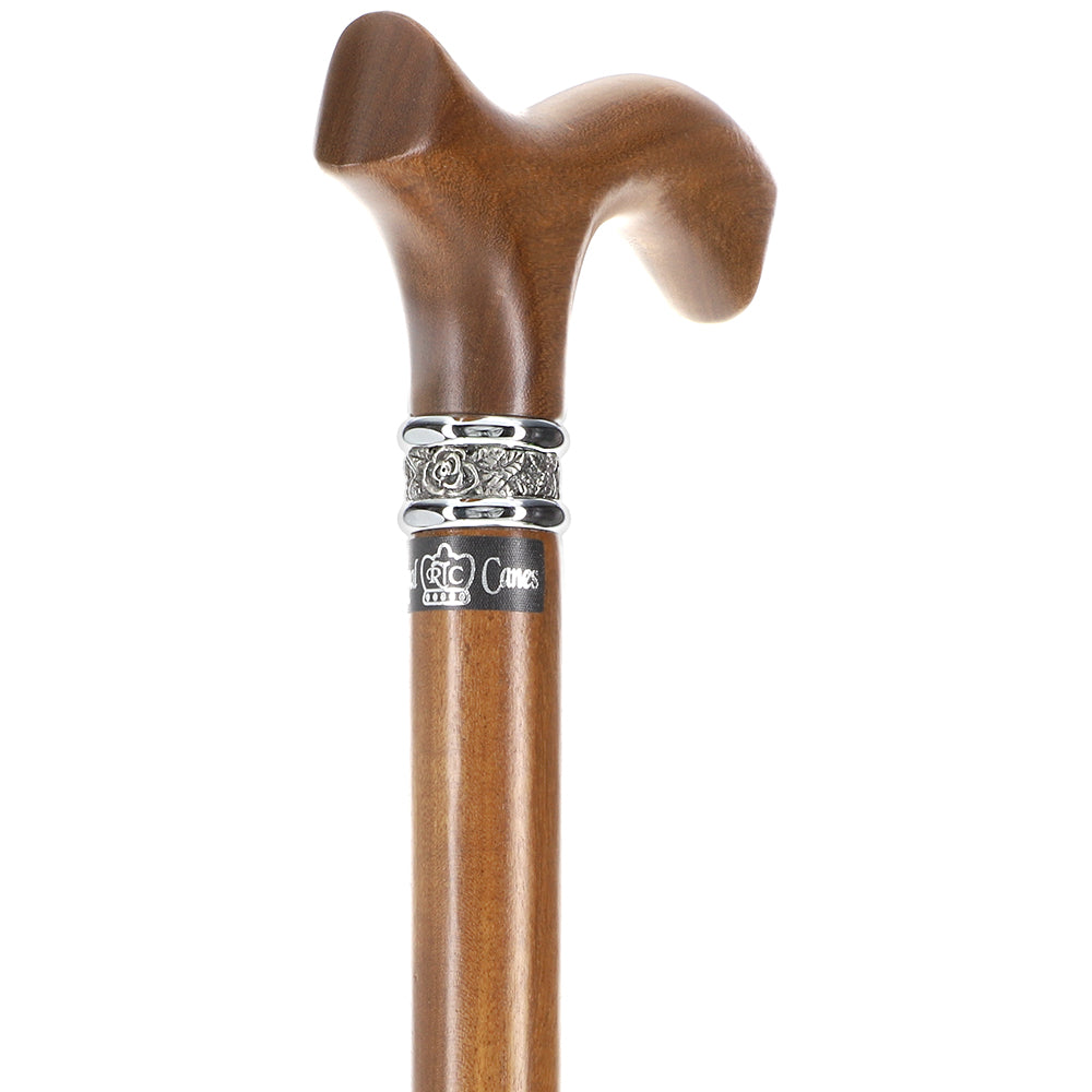 Scratch and Dent Fritz Afromosia Handle Cane with Afromosia Shaft V3225 Free Shipping Very Cheap