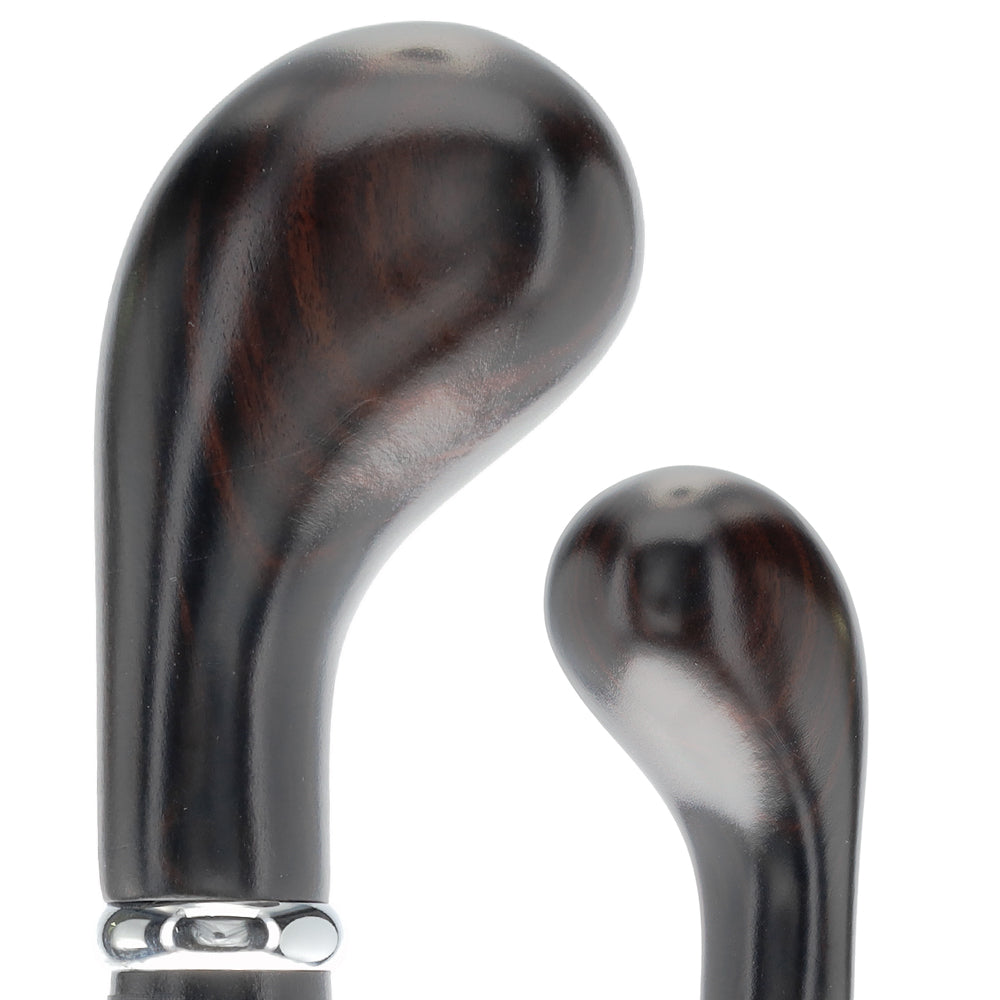 English Knob Ebony Wood Handle: Walking Stick, Beechwood Shaft Cheap Sale Release Dates