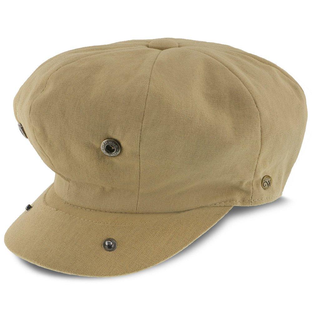 Beckham - Walrus Hats Tan Cotton 8 Panel Newsboy Cap Online Online Outlet Sale