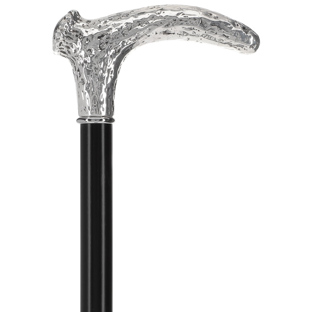 Italian Luxury 925r Silver Stag Horn Cane - Beechwood Shaf Clearance Recommend