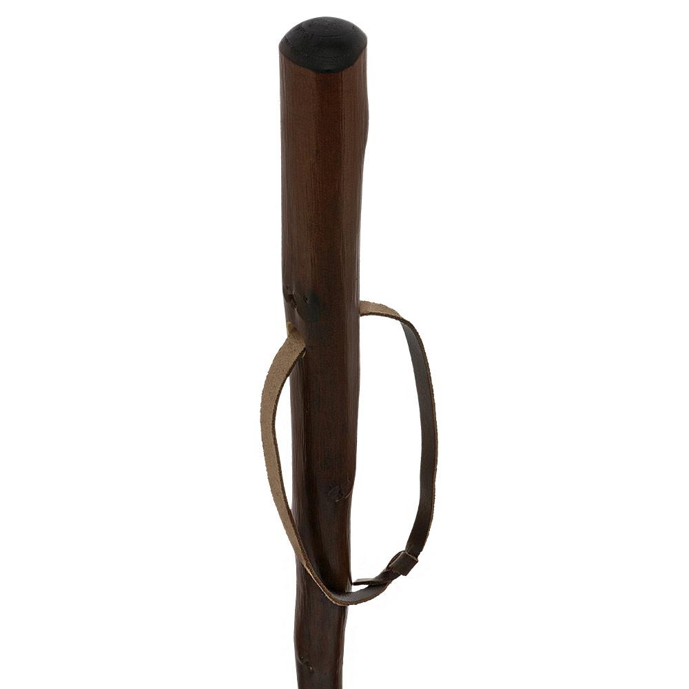 Sturdy Chestnut Hiking Staff - Combi Tip, Stained Cheap New Styles