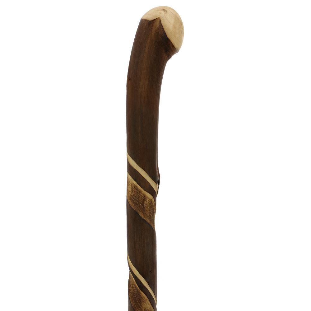 Artisan Crafted: Flamed Chestnut Shaft with Root Knobbed Handle Clearance Amazon