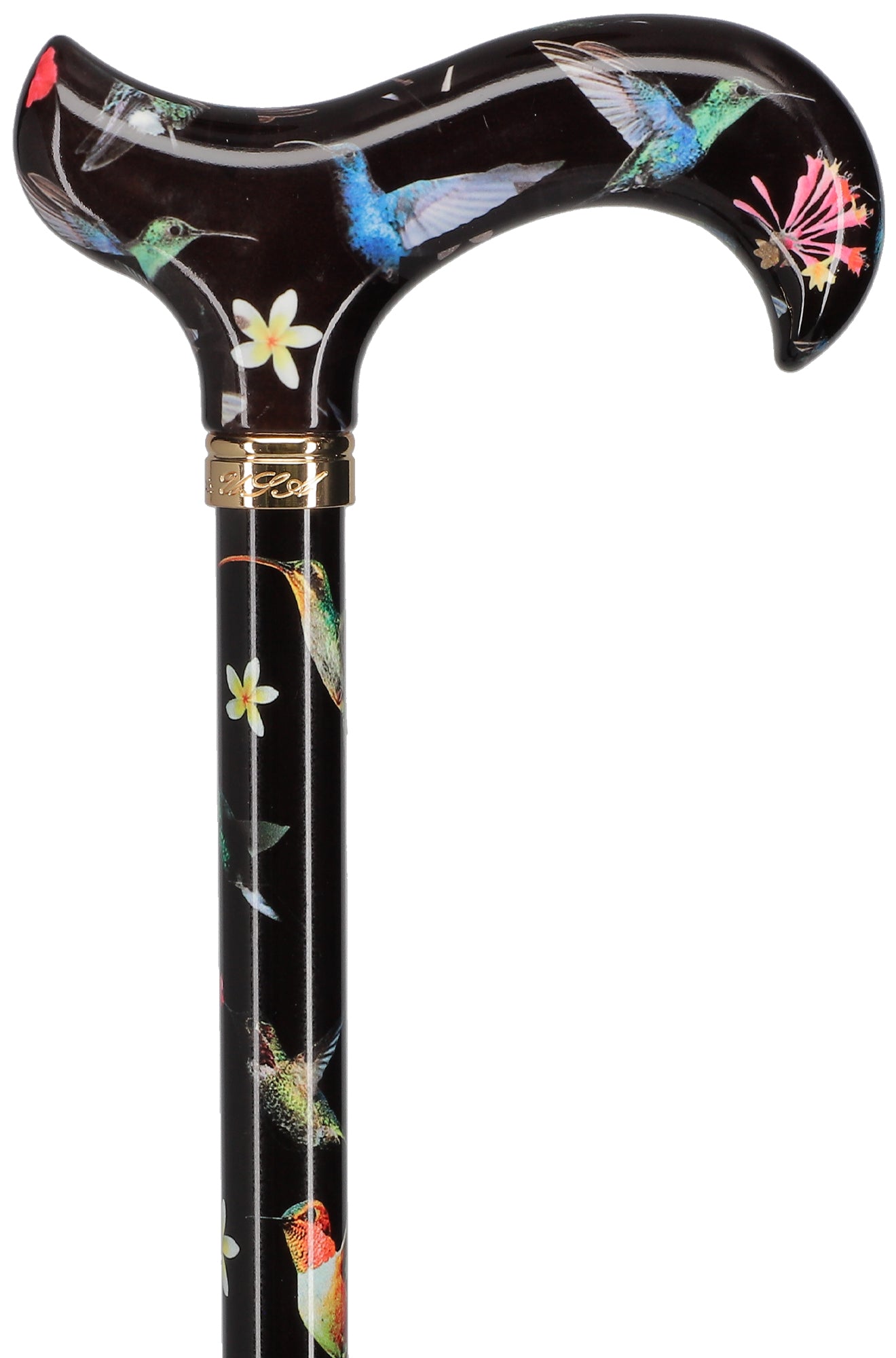 Flight of the Hummingbird: Designer Pattern Adjustable Cane Outlet Genuine