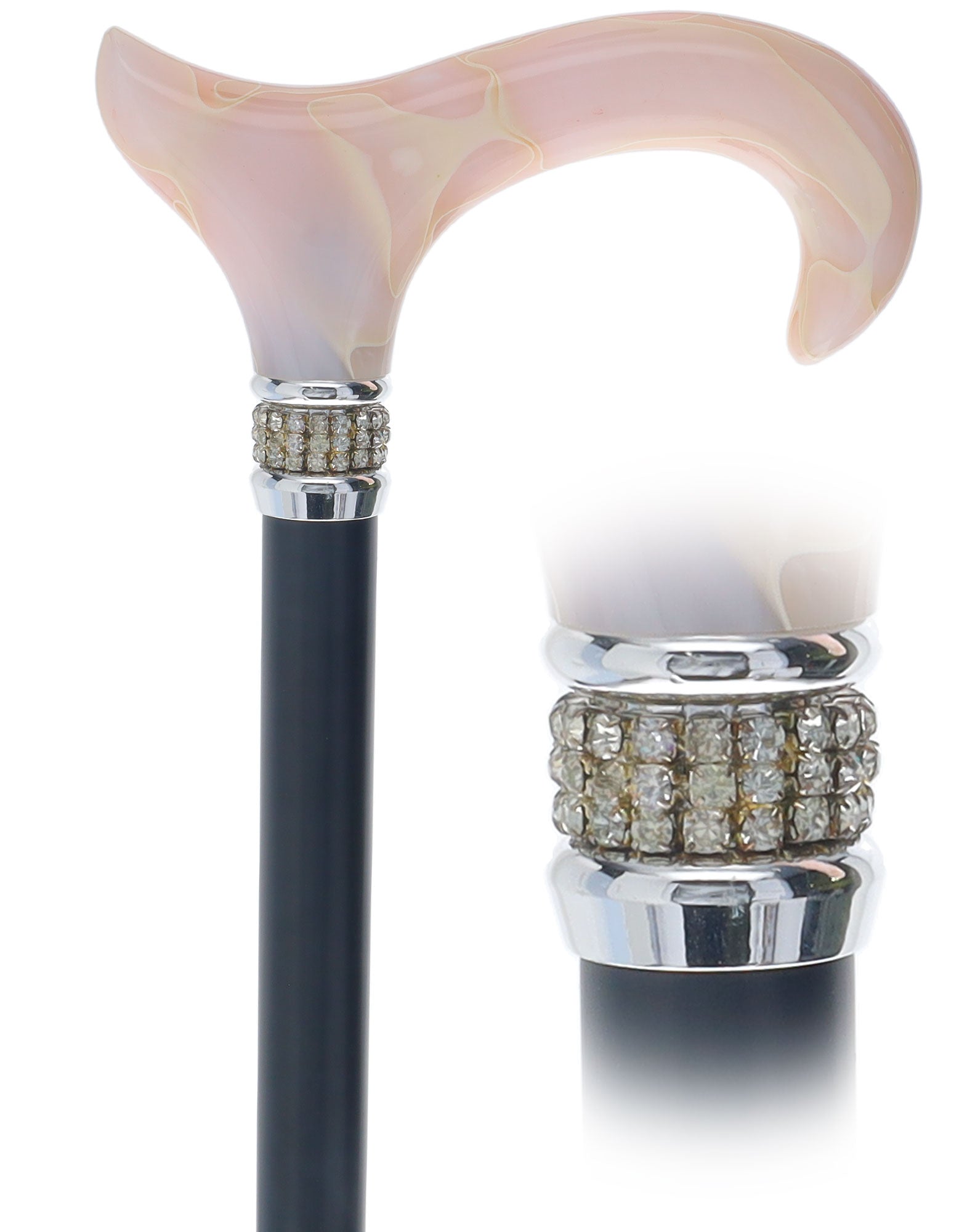 Limited single item listing: Black pearlz walking cane Get To Buy Cheap Pice