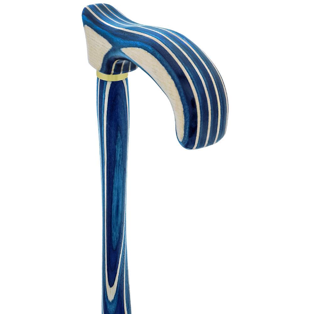 USA-Made Twisted Highlander Blue Cane: Vibrant Colorwood Sale For Nice