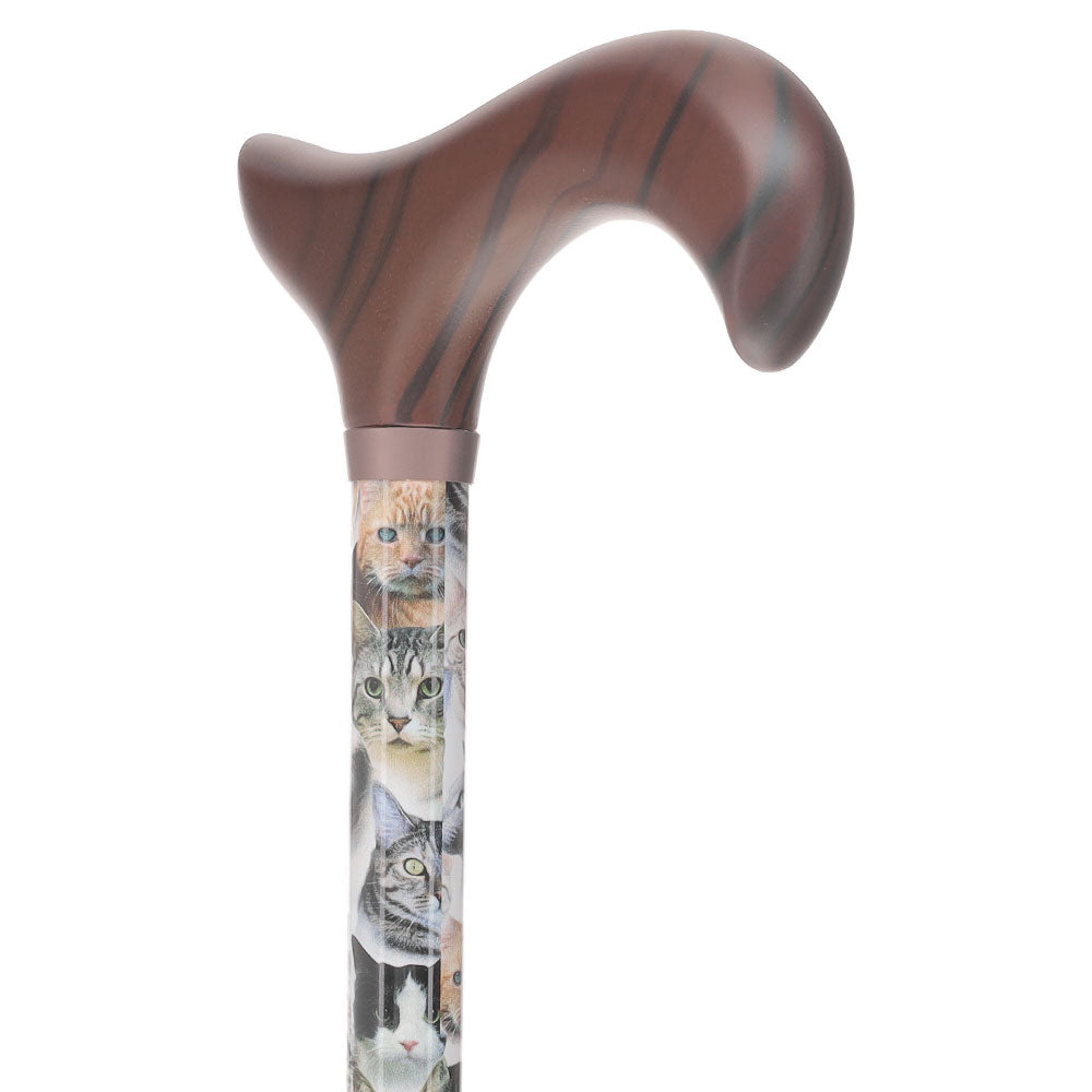 Scratch and Dent Cats Designer Adjustable Derby Walking Cane V2165 Discount Countdown Package