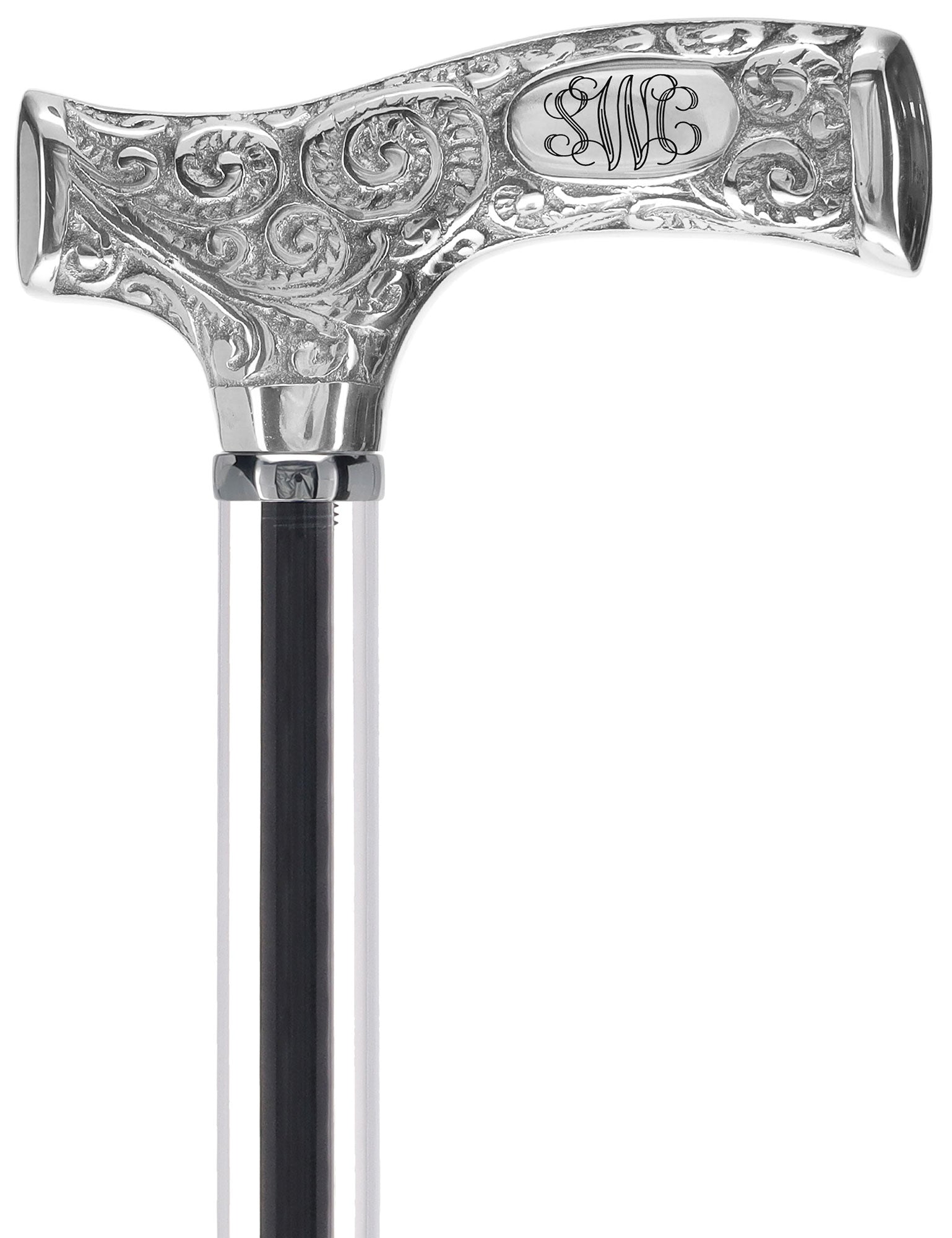 Make It Yours: Invisible Clear Shaft w/ Premium Chrome Brass Cane The Cheapest For Sale
