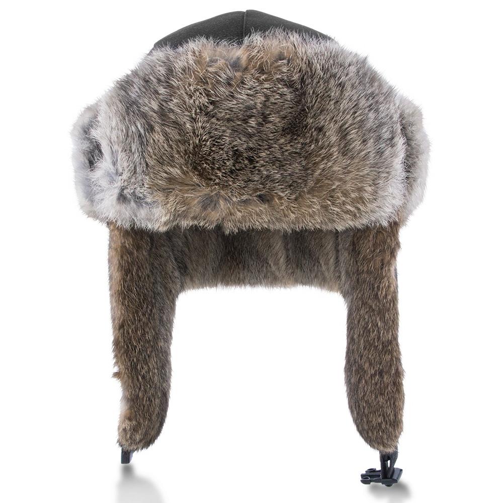 Walrus Hats Genuine Rabbit Fur Brown Trapper Hat Outlet Popular