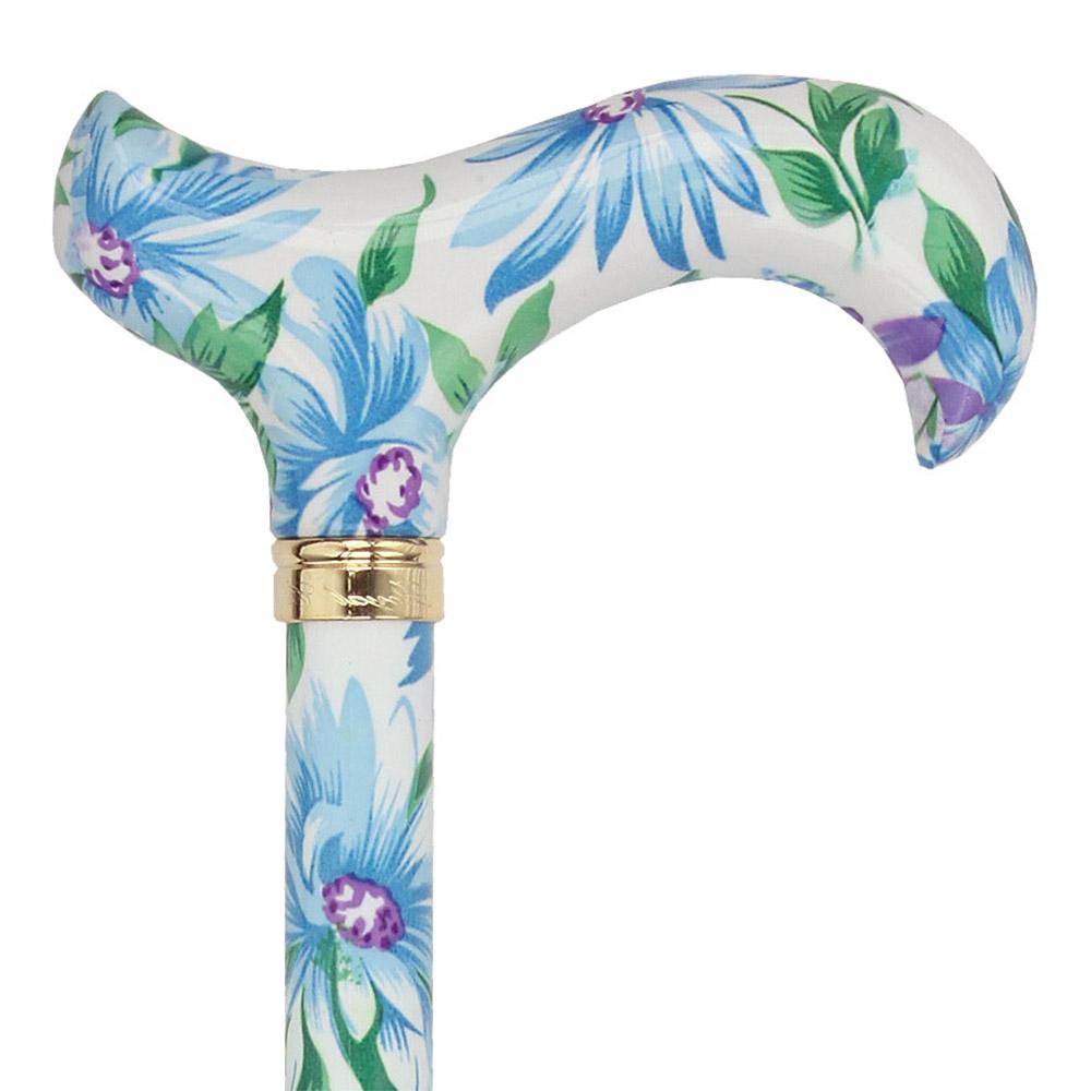 Heavenly Gardens: Patterned Handle Designer Folding Cane Cheap Pice Outlet