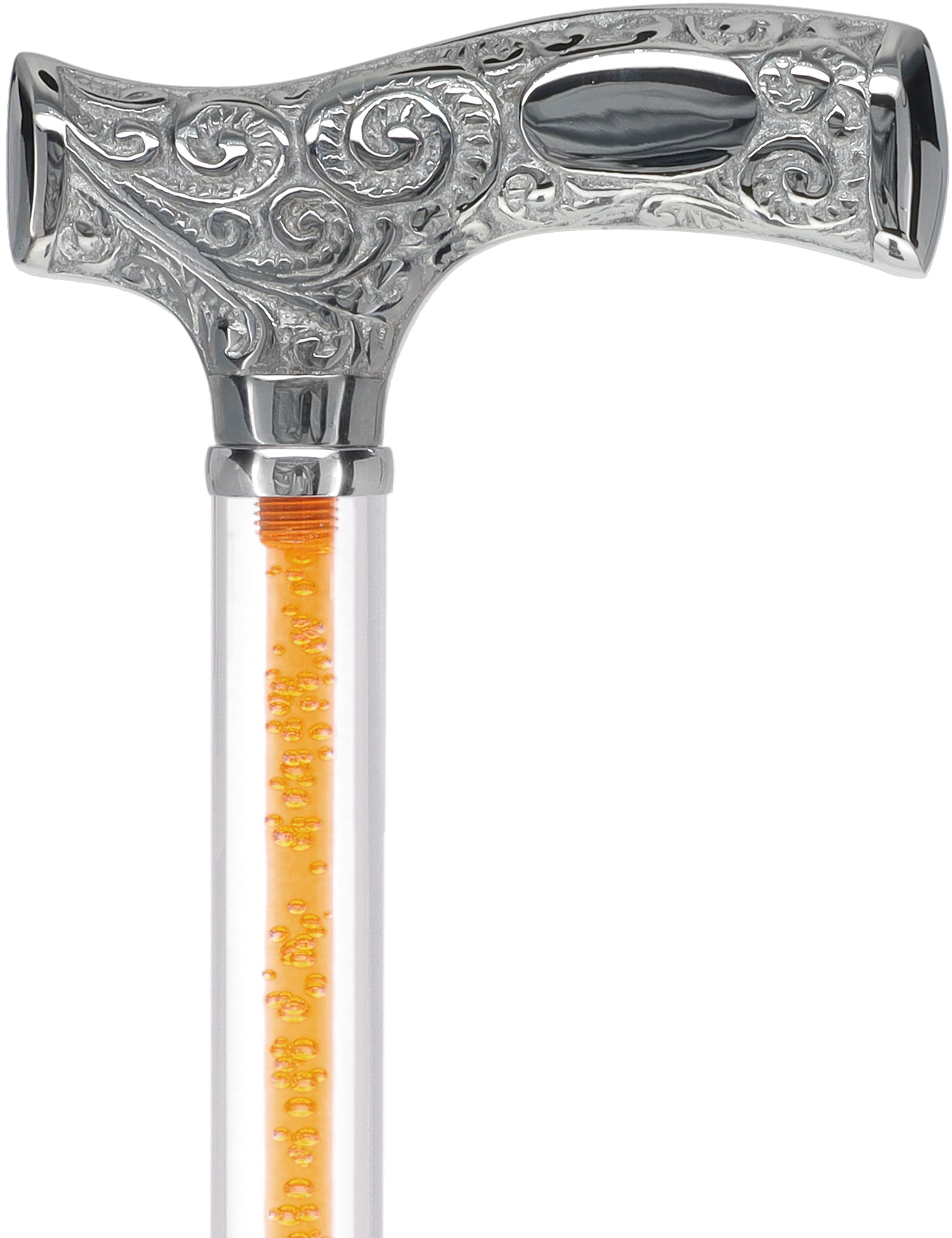 Make It Yours: Color Invisible Clear Shaft w/ Premium Chrome Brass Cane Buy Cheap Outlet