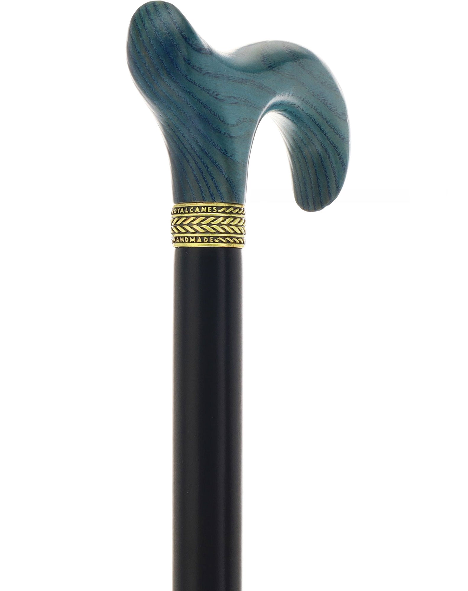 Blue Denim Derby Cane: Ash Wood, Brass Clearance Amazing Pice