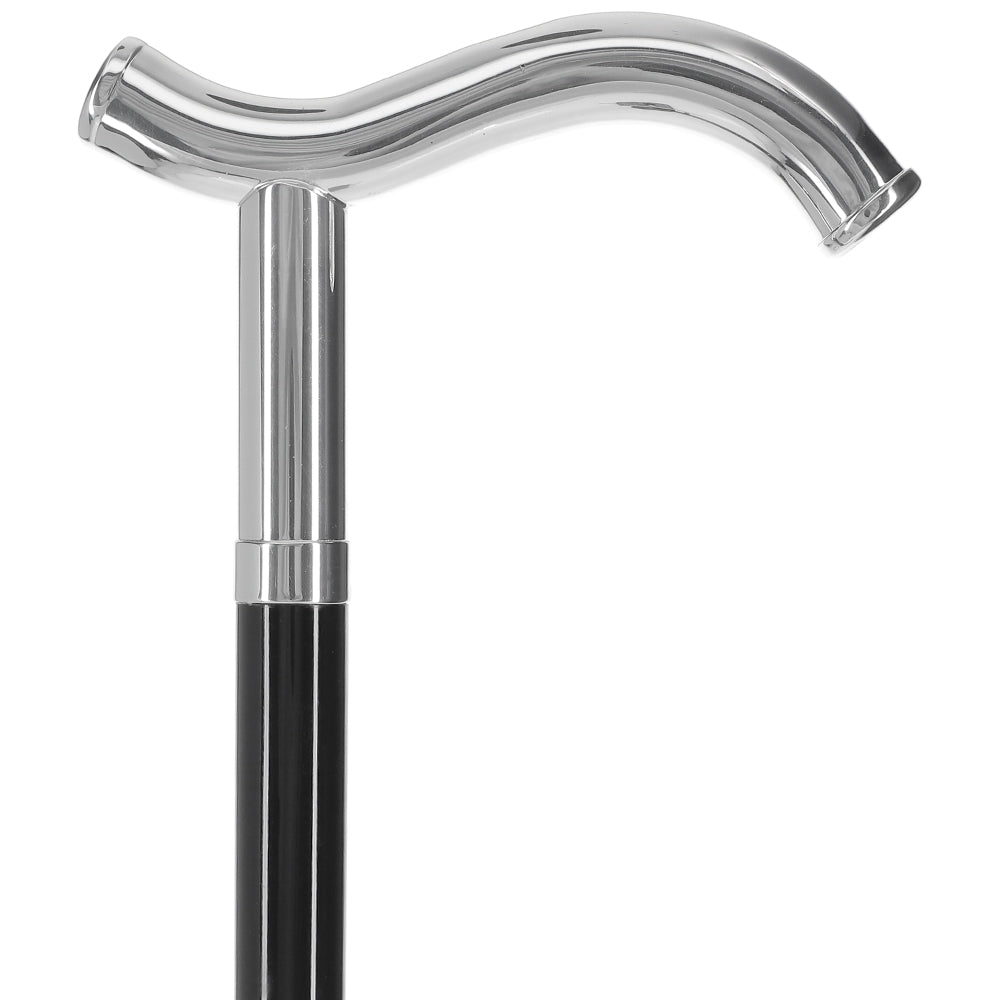 Italian Luxury: Fritz Handle with Opulent Curve, 925r Silver Free Shipping Pick A Best