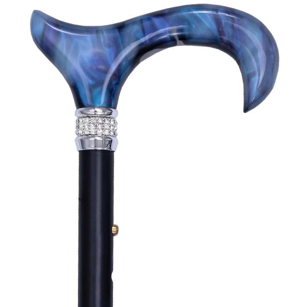 Scratch and Dent Abalone Shell Pearlz w/ Rhinestone Collar Aluminium Adjustable Folding Cane V3119 Buy Cheap Outlet Locations