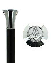 Silver Plated Masonic Square & Compass w/ Carbon Fiber Shaft Looking For