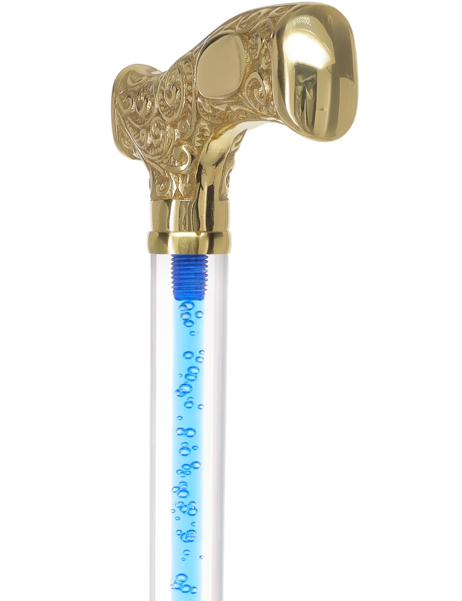 Make It Yours: Color Invisible Clear Shaft w/ Premium Brass Cane Cheap Best Store To Get