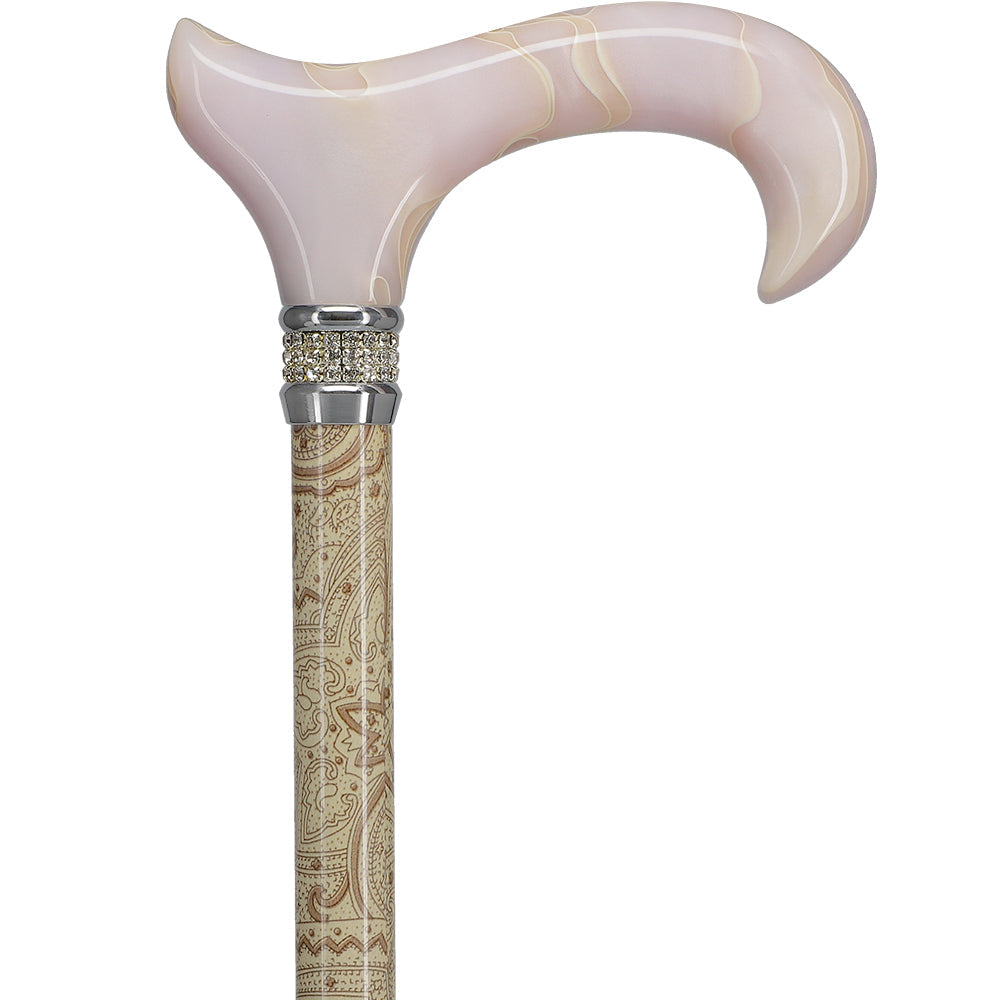 Scratch and Dent Creme Pearlz Designer Adjustable Cane V1697 Buy Cheap Cost