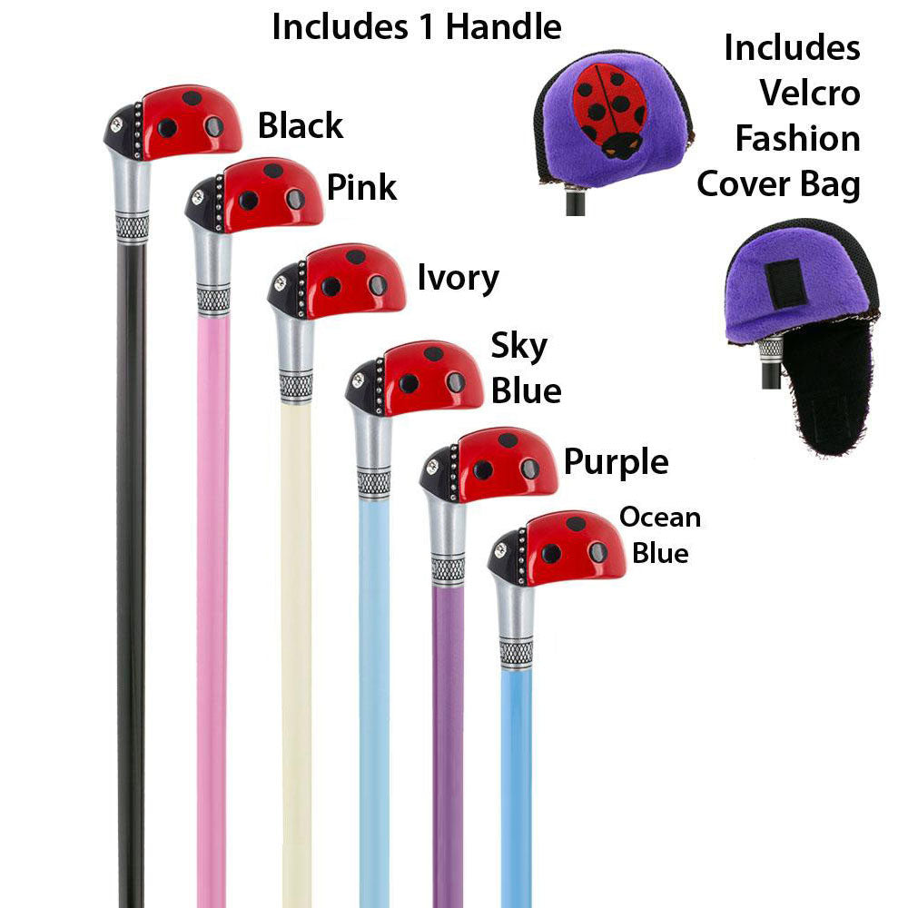 Lady Bug Lola Signature - 6 Shaft Ultimate Kit - Carbon Fiber Walking Cane with All 8 Shafts Cheap Get Authentic