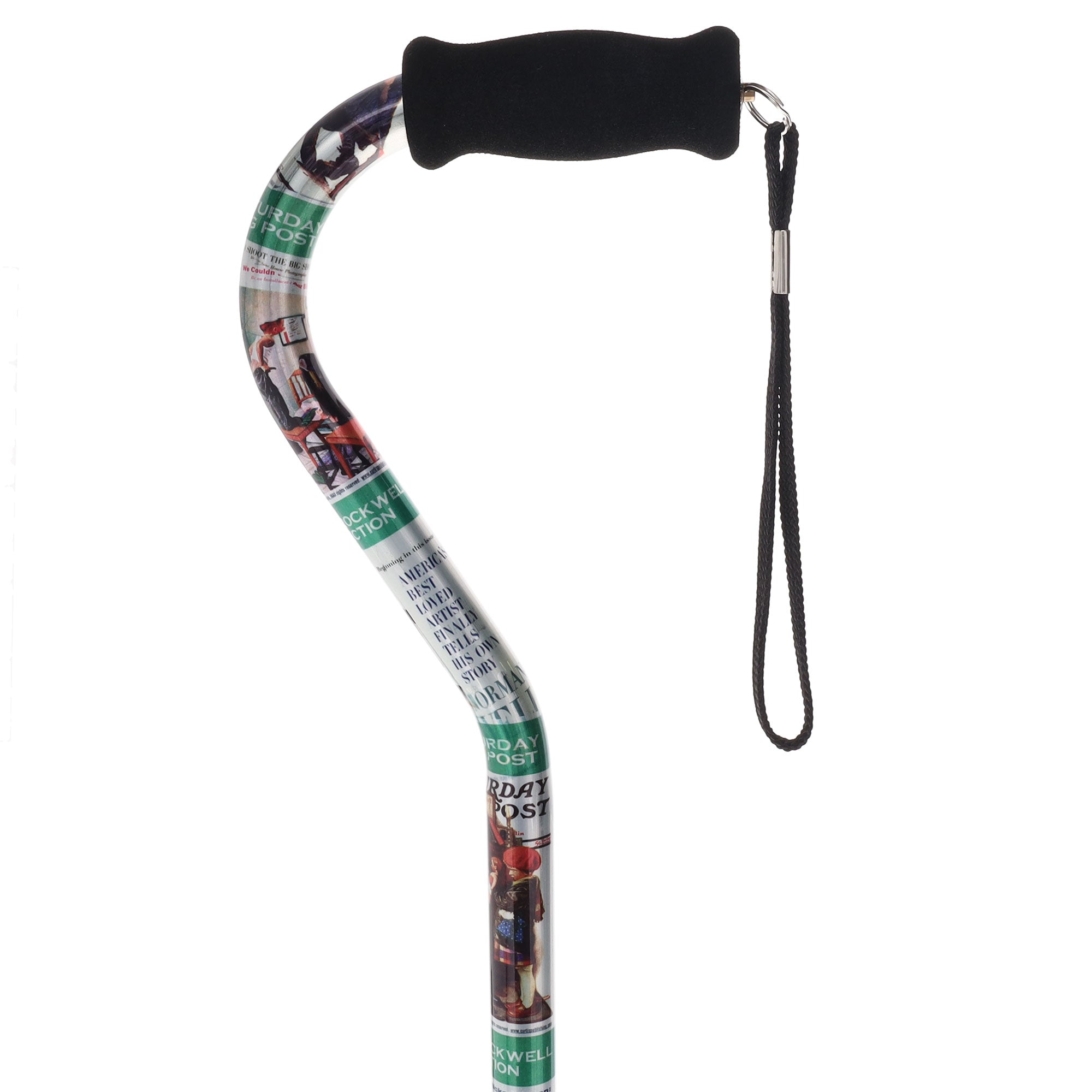 Limited single item listing: Norman Rockwell walking cane Fashion Style Cheap Online