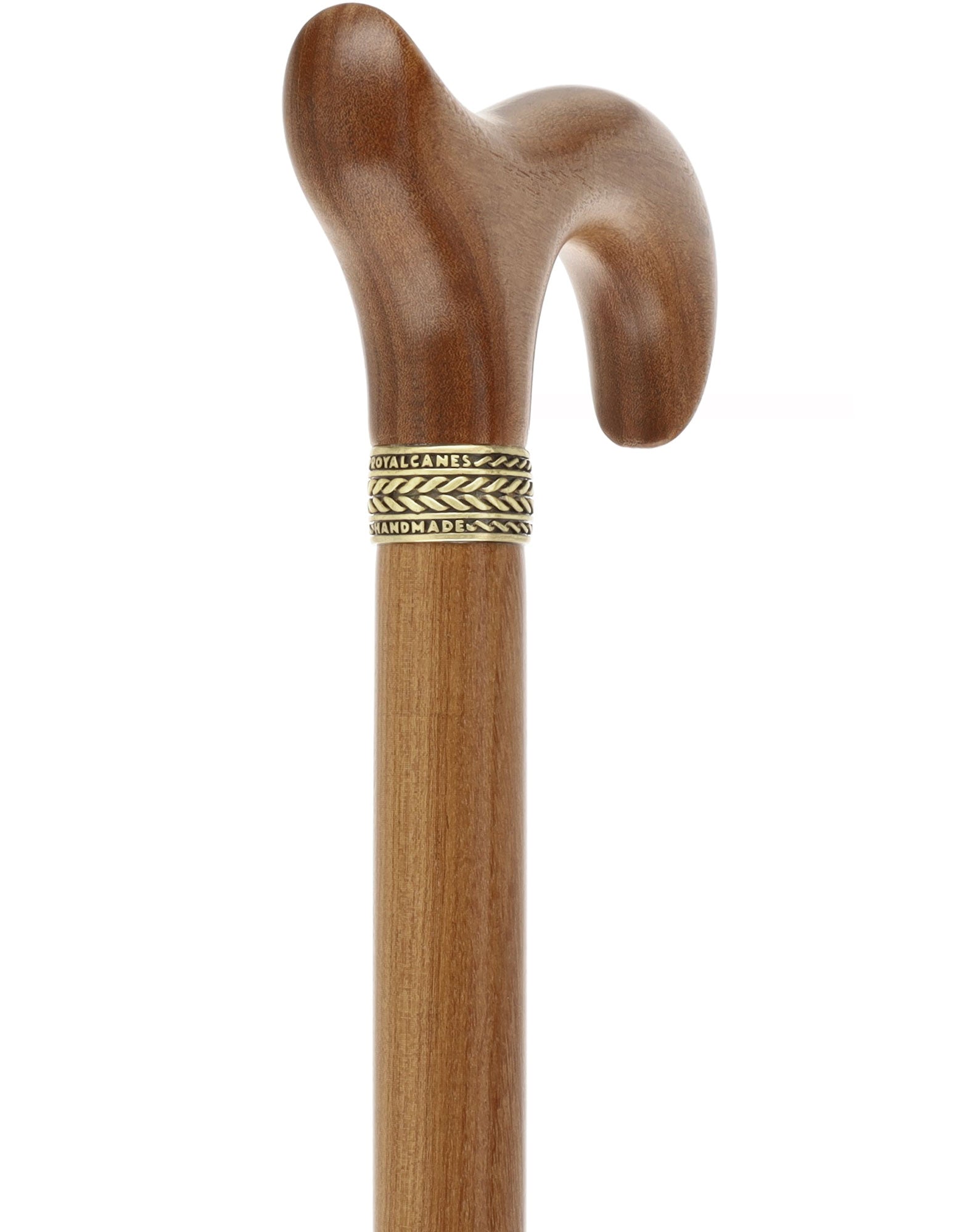 Afromosia Derby Cane: Distinct Afromosia Wood, Pewter Collar Discount In China