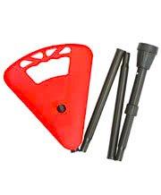 Flipstick Straight Folding Adjustable Seat Cane in Red with Red Bag Pictures Online