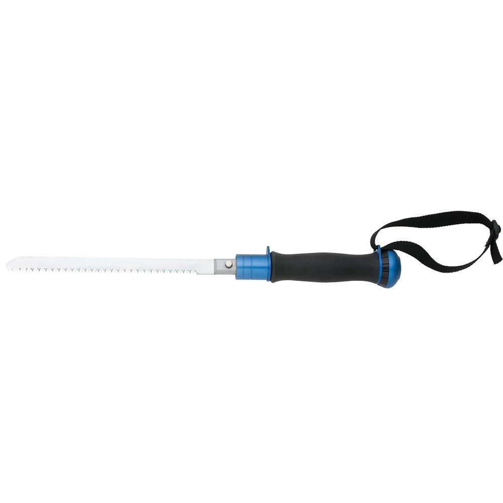 Cathedral Peak Hiking Staff Silver and Blue w/ Blade Real Cheap Online