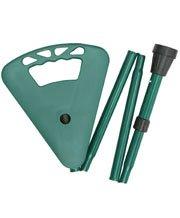 Flipstick Straight Folding Adjustable Seat Cane Green with green Bag 2025 Online