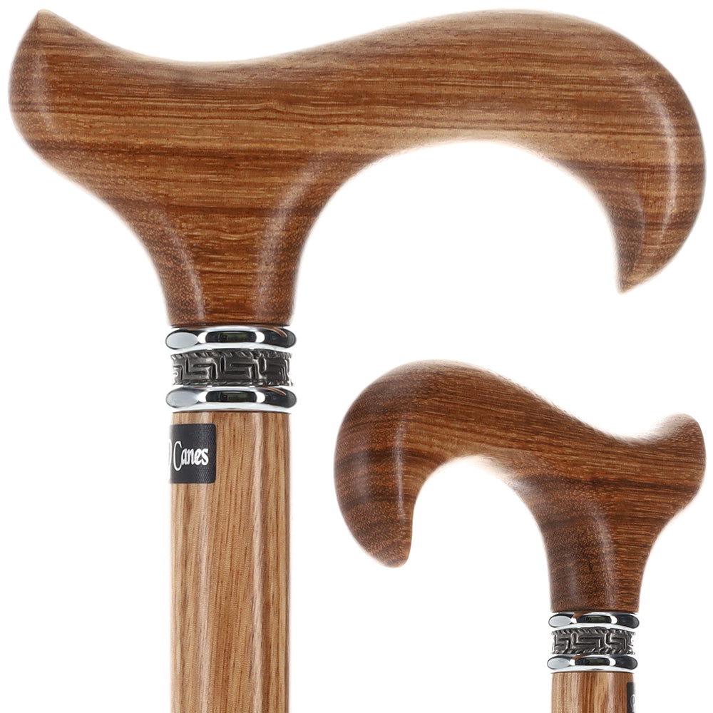 Genuine Zebrano Derby Cane with Matching Shaft & Pewter Collar Tumblr Online