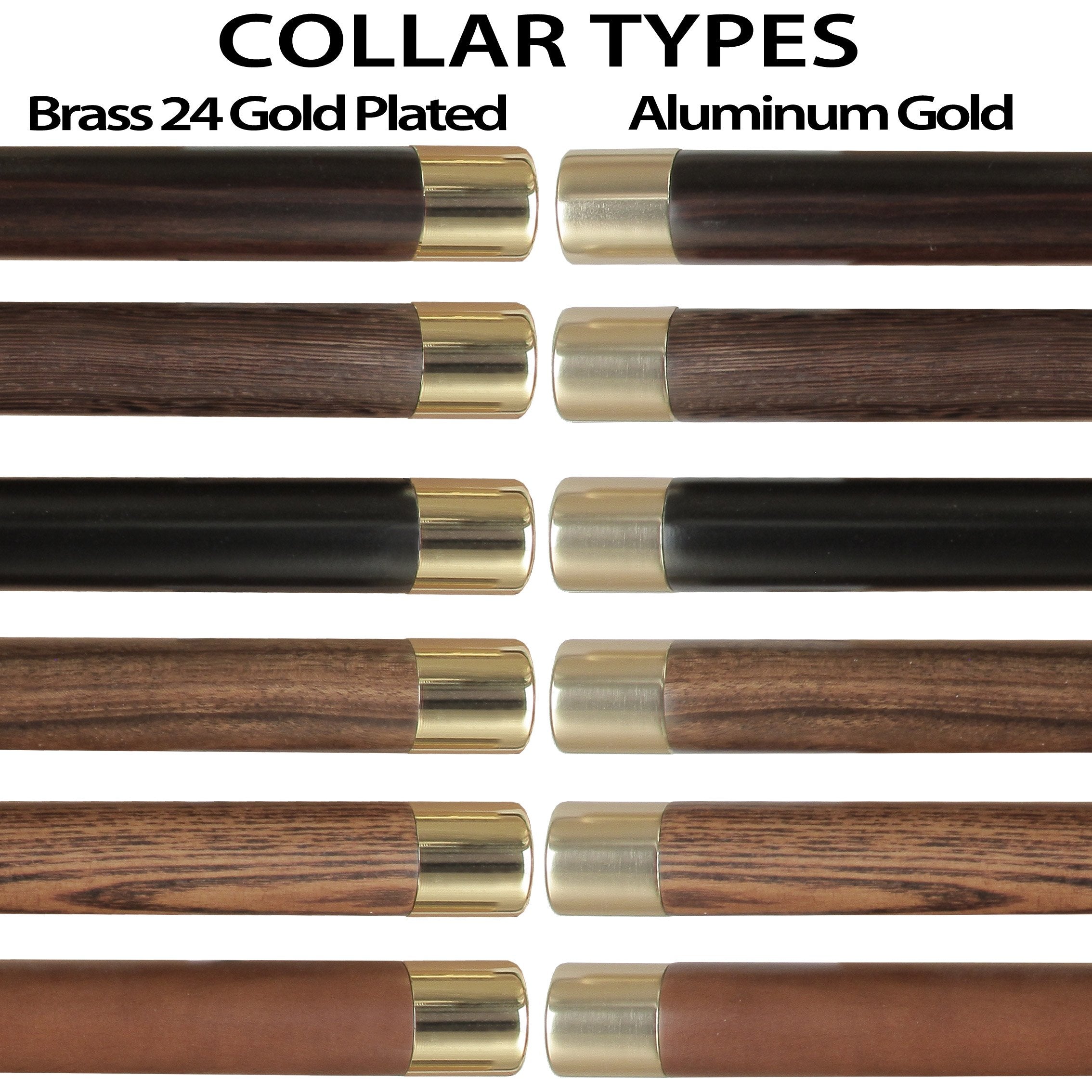Scratch and Dent Brass Knob Handle Walking Cane w/ Brown Beechwood Shaft and Aluminum Gold Collar V3149 Cheap With Mastercard