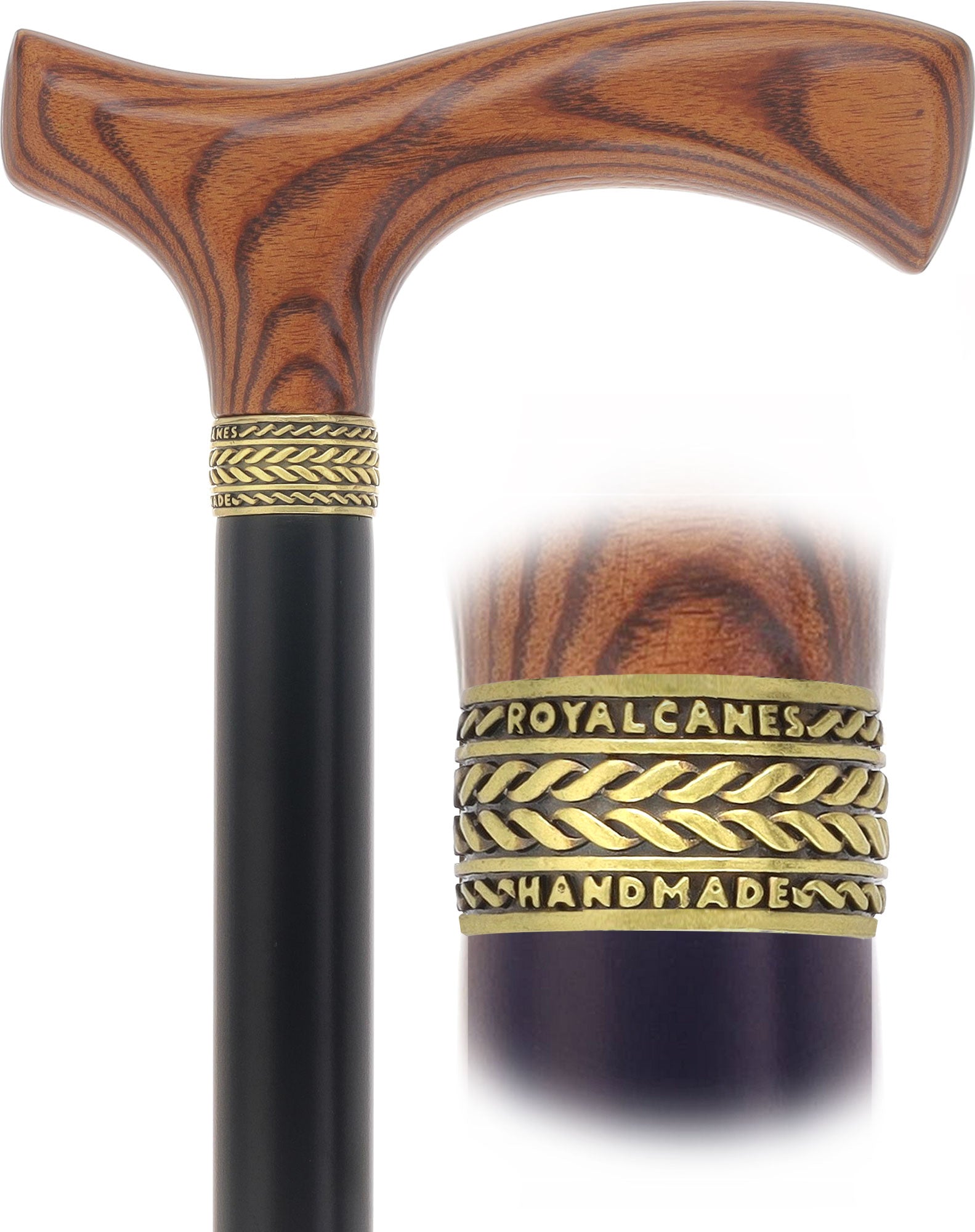 Royal Canes Comfort Fritz: Wood-Stained, Pewter Collar, 6 Color Options Cheap Sale Comfortable