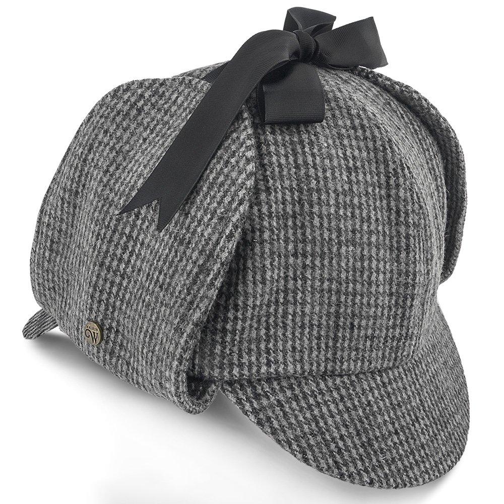 Fox & Hound - Walrus Hats Multi-colored Wool Blend Checkered Sherlock Holmes Deerstalker Hat Sale Online Cheap