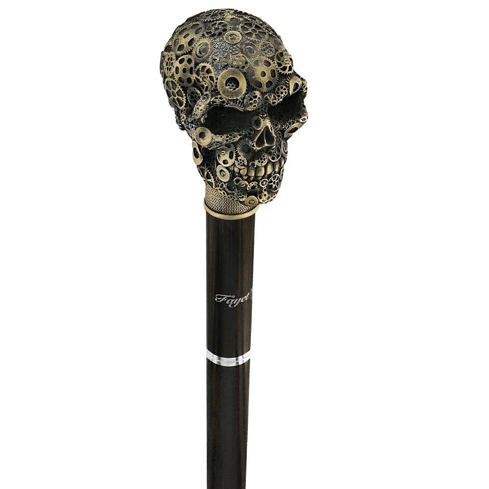 Steampunk Gears & Sword Cane w/ Black Stamina Wood Shaft (Designed by 2 Saints in Paris) Great Deals Cheap Pice