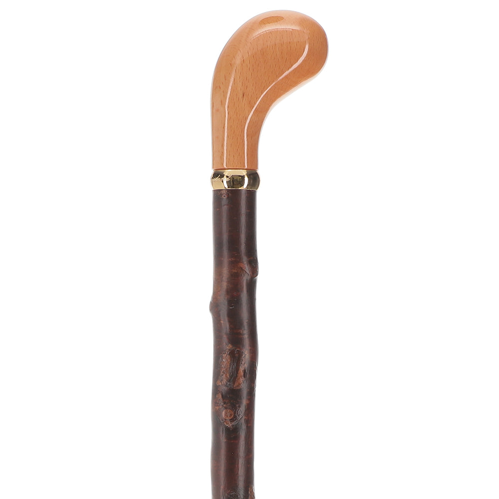 English Knob Walking Stick: Blackthorn Shaft, Brass Collar Clearance Footlocker Finishline