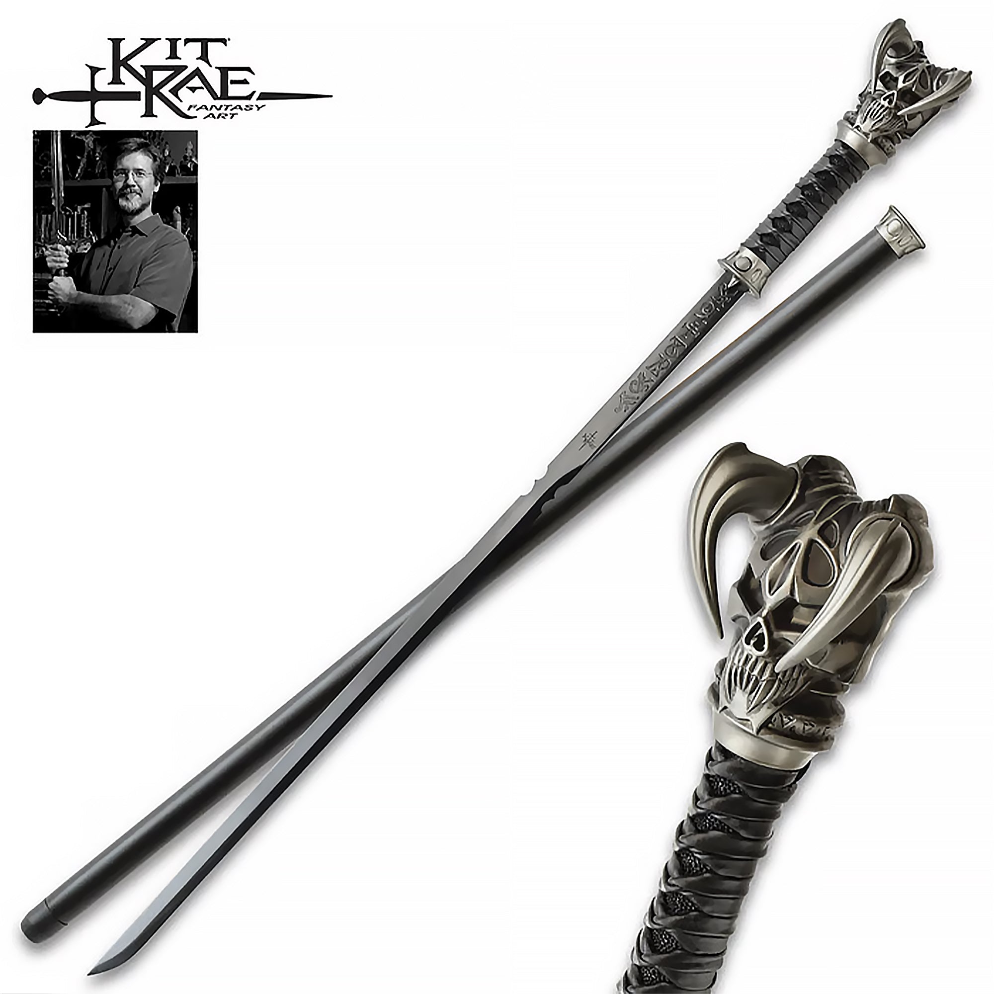 Kit Rae Black Vorthelok: Elegantly Forged Sword Cane Cheap Sale Footaction