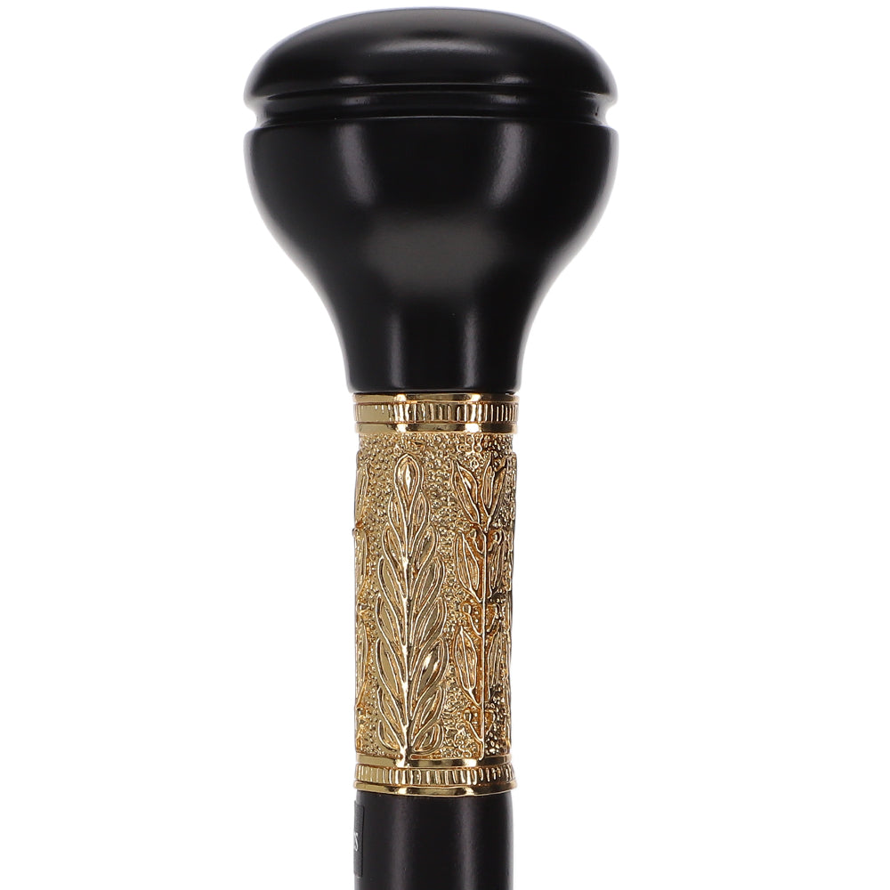 Jeweler-Designed Gold Collar, Black Beechwood Knob Handle Reliable Cheap Online