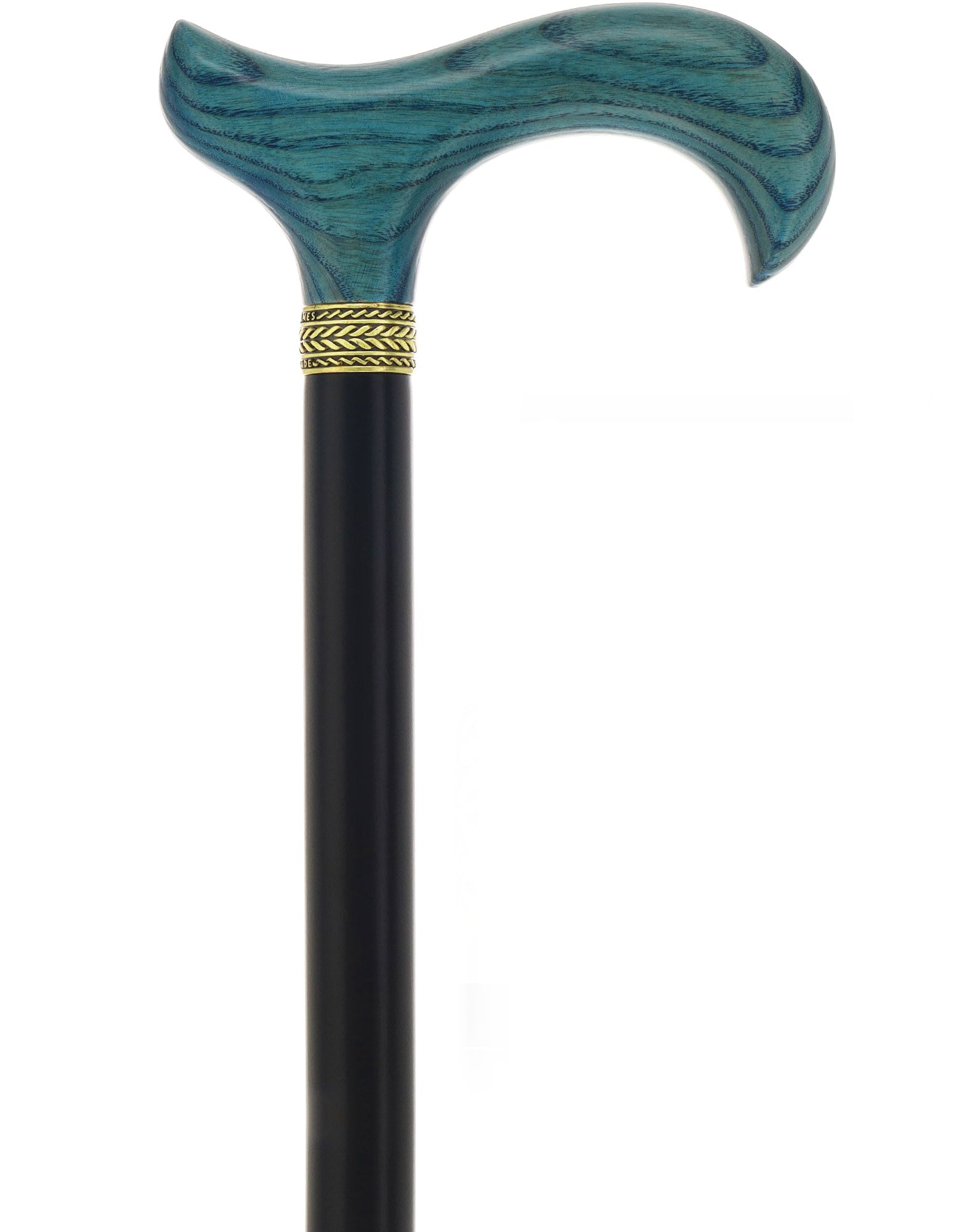 Blue Denim Derby Cane: Ash Wood, Brass Clearance Amazing Pice